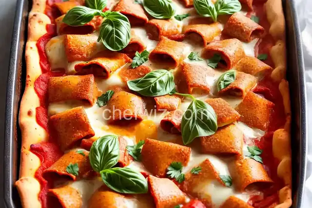 Supreme Ravioli Pizza Bake