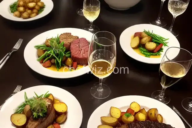 Surf & Turf with Maître d' Butter and Crispy Duck Fat Fingerling Potatoes