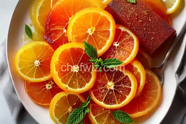 Sweet Candied Orange and Lemon Peel