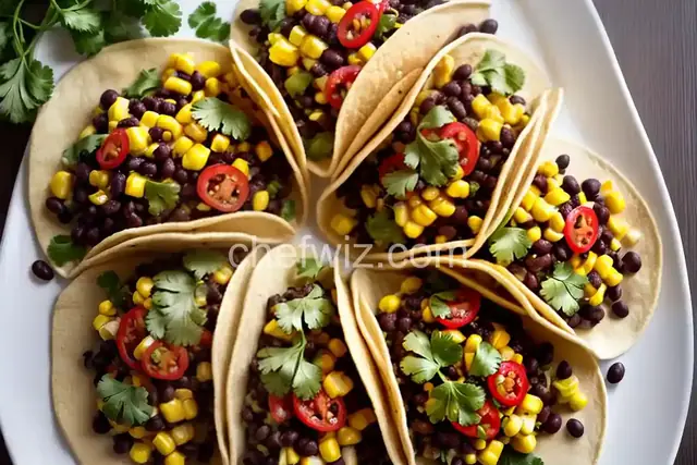 Sweet Corn & Black Bean Tacos