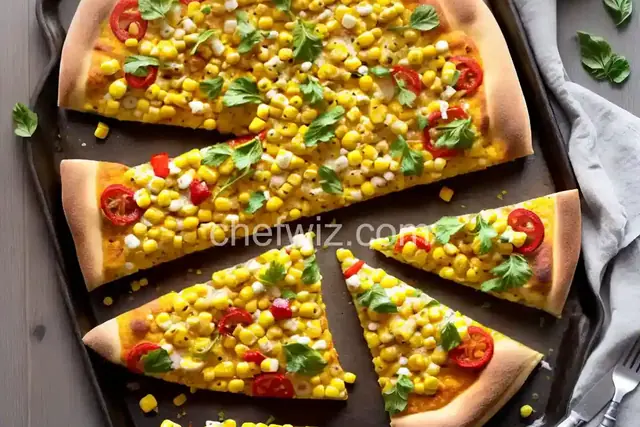 Sweet Corn Pizza