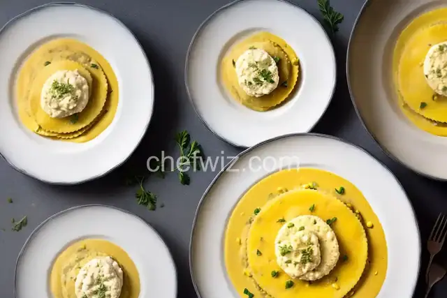 Sweet Corn and Ricotta Raviolo
