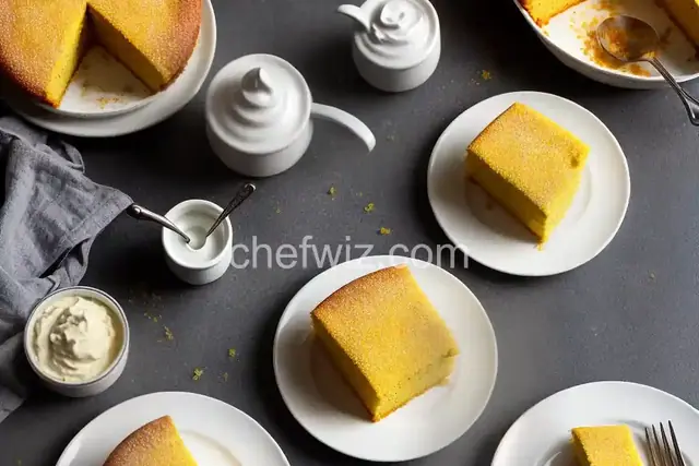 Sweet Cornmeal Cake Brazilian-Style