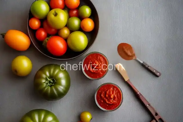 Sweet Green Tomato Ketchup