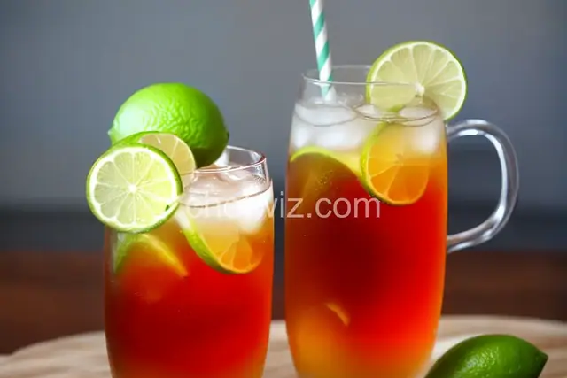 Sweet Lime Iced Tea