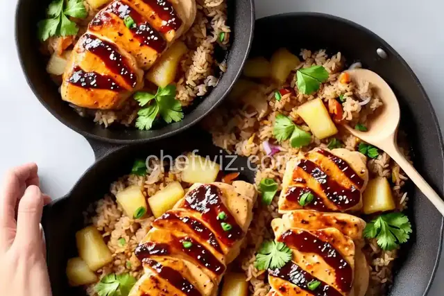 Sweet Onion and Pineapple Chicken Teriyaki