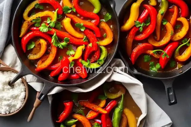 Sweet Pickled Roasted Peppers