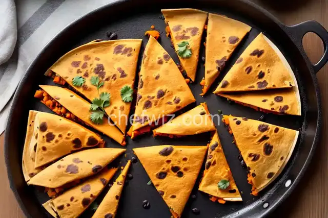 Sweet Potato-Black Bean Quesadillas