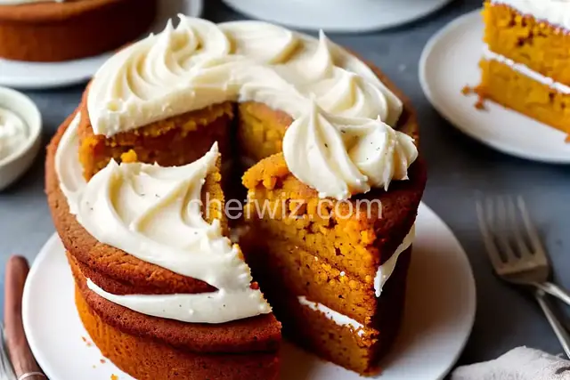 Sweet Potato Cake With Salted Cream Cheese Frosting