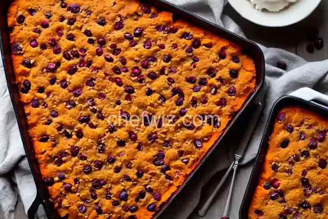 Sweet Potato Cranberry Bake