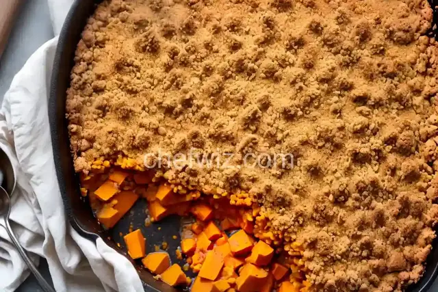 Sweet Potato Crumble