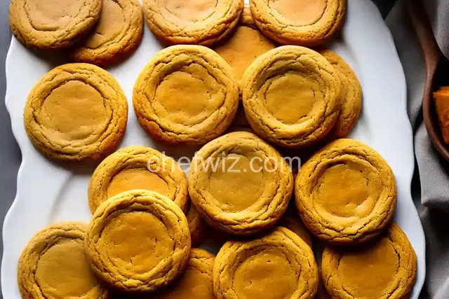 Sweet Potato Pie Cookies with Orange Glaze