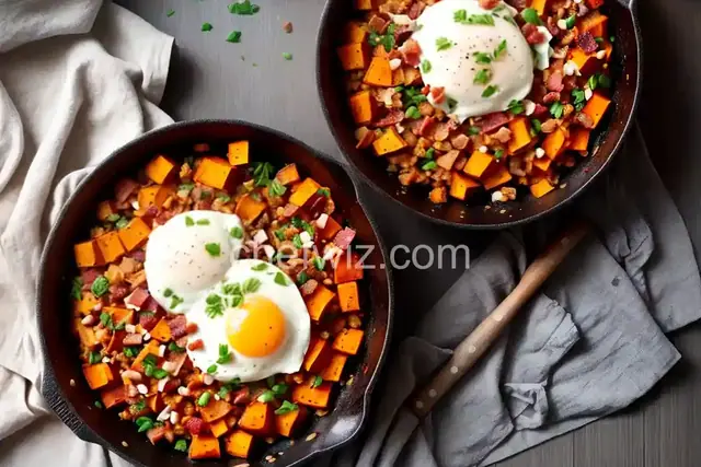 Sweet Potato and Bacon Hash