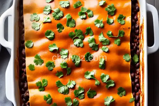 Sweet Potato and Black Bean Enchiladas