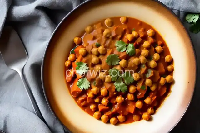 Sweet Potato and Chickpea Masala