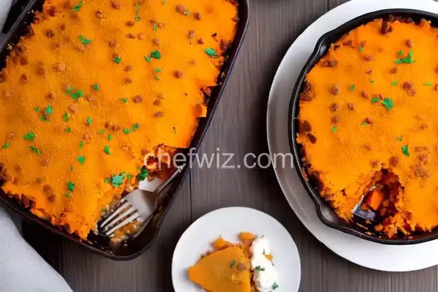 Sweet Potato and Turkey Shepherd's Pie