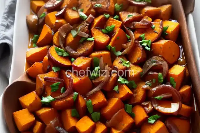 Sweet Potatoes with Caramelized Onions