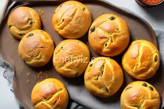 Sweet Saffron Buns