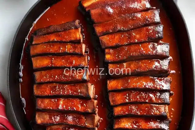 Sweet Smoked Pork Ribs