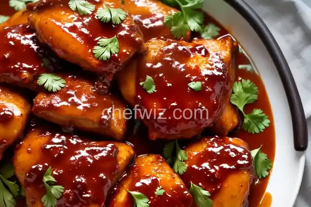 Sweet, Sticky, and Spicy Chicken