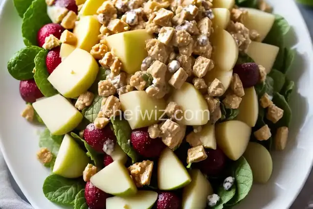 Sweet Tart Waldorf Apple Salad