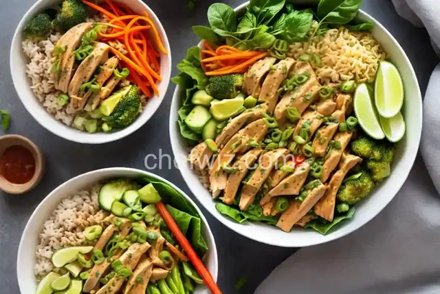 Sweet Thai-Style Chicken Bowl