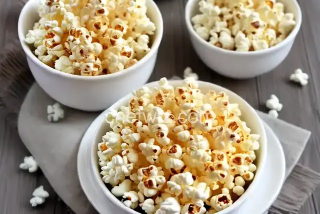 Sweet and Salty Rice Cake “Popcorn”