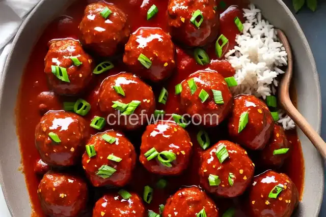 Sweet and Sour Meatballs III