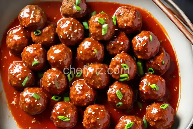 Sweet and Sour Meatballs in Oven