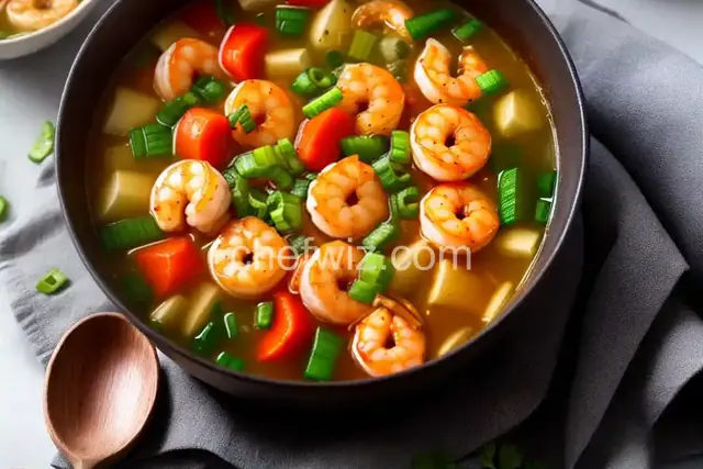 Sweet-and-Sour Shrimp Ball Soup