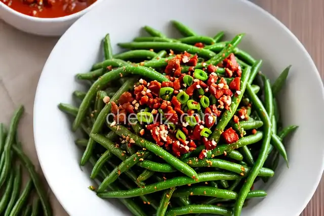 Sweet and Spicy Green Beans