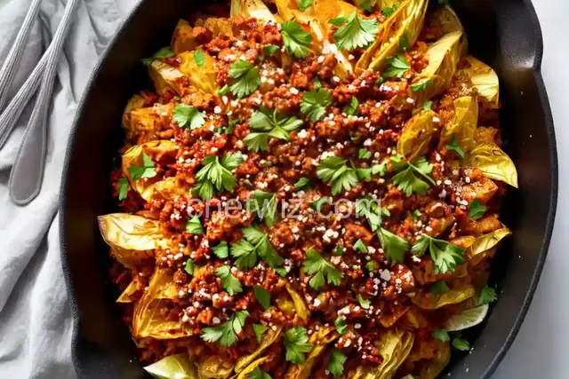 Sweet and Spicy Roasted Cabbage Wedges