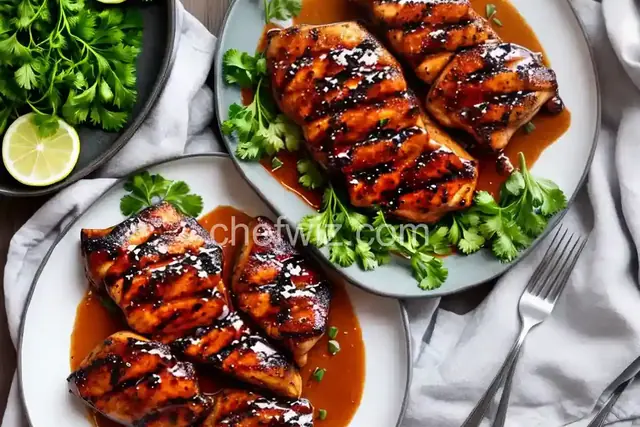 Sweet and Sticky Grilled Chicken