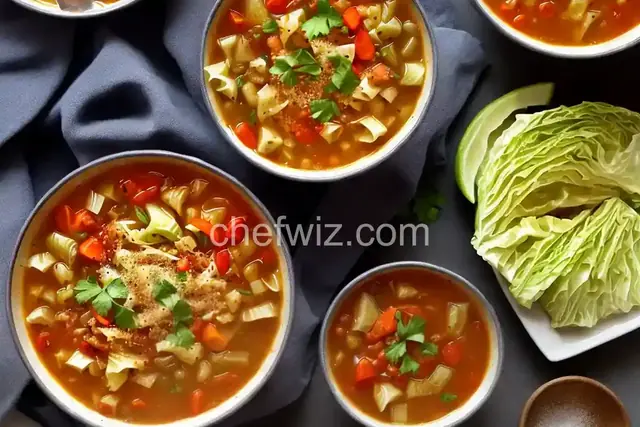 Sweet and Tangy Cabbage Soup