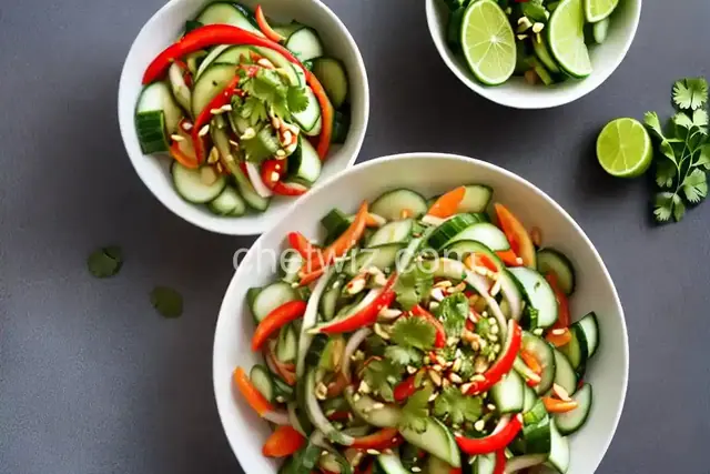 Sweet and Tangy Thai Cucumber Salad