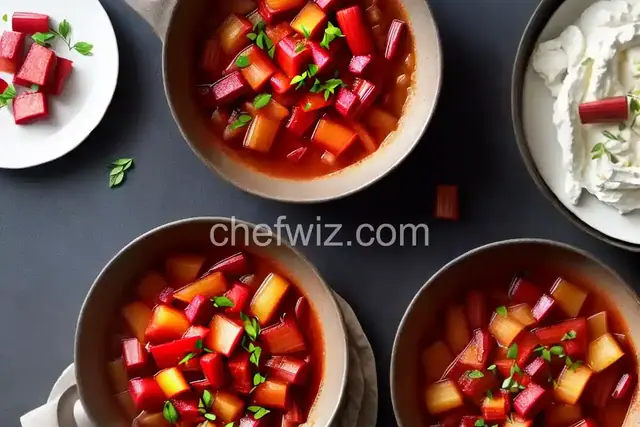 Sweetly Stewed Rhubarb