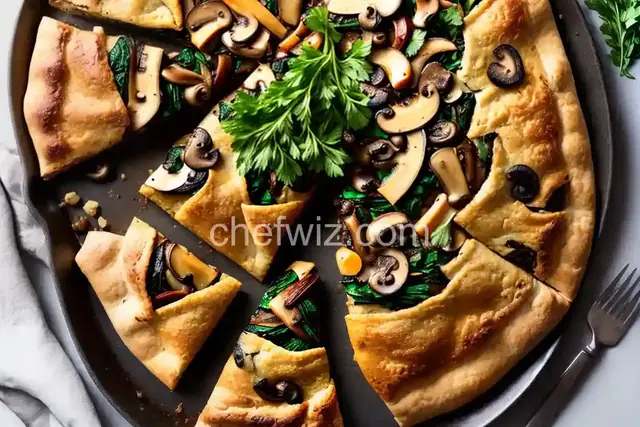 Swiss Chard and Mushroom Galette
