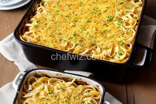 Swiss Cheese Noodle Bake
