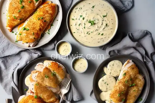 Swiss Cheese Sauce for Chicken Cordon Bleu