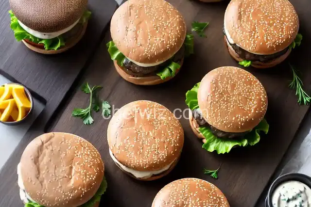 Swiss Mushroom Burgers