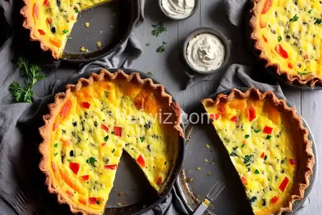 Swiss and Crab Quiche
