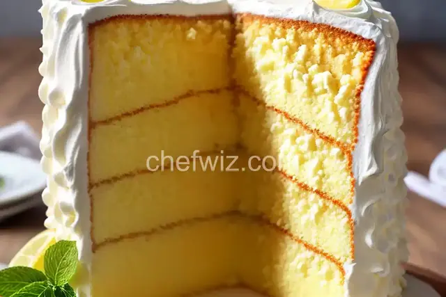 Sybil's Old Fashioned Lemon Layer Cake