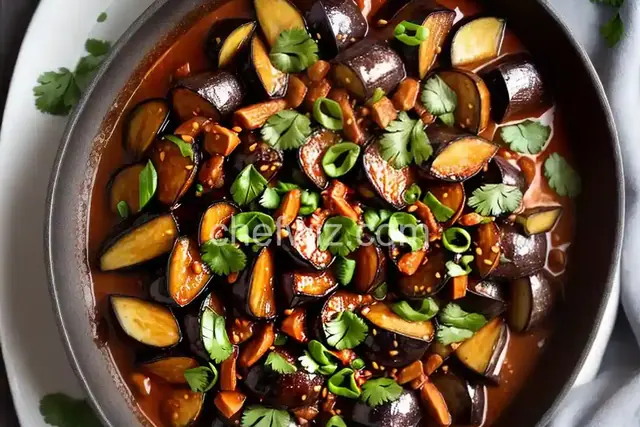 Szechuan Spicy Eggplant
