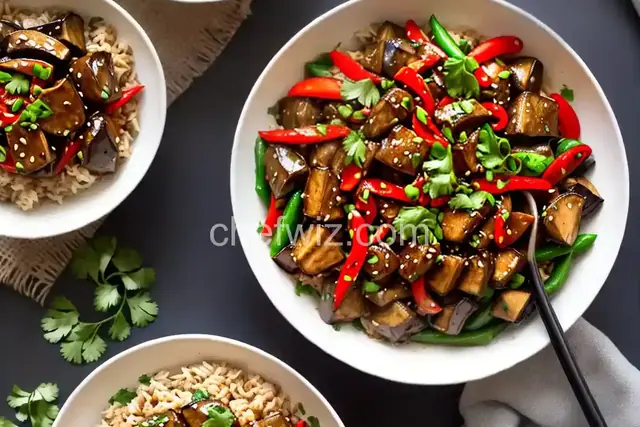Szechwan Eggplant Stir-Fry