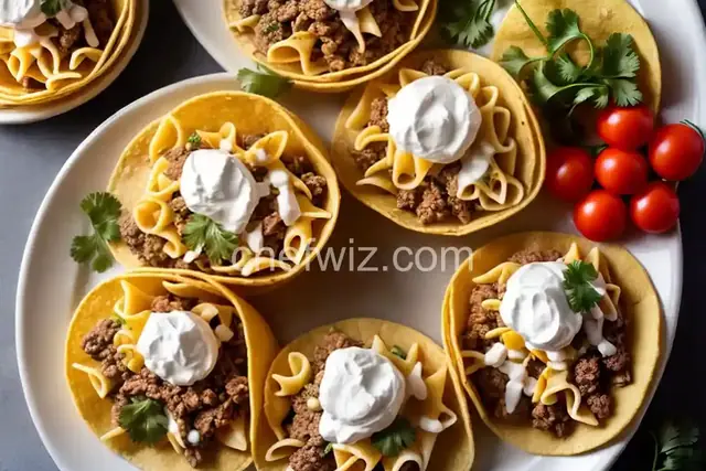 Tacos in Pasta Shells