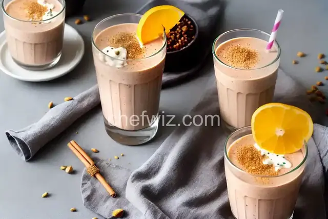 Tahini Date Shake & Tel Aviv