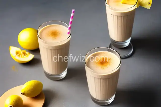 Tahini-Pina Colada Shake