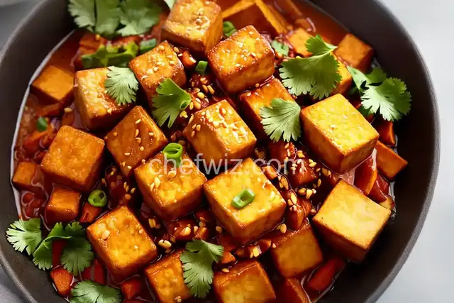 Tahu Gejrot - Fried Tofu in Chili Soy Sauce