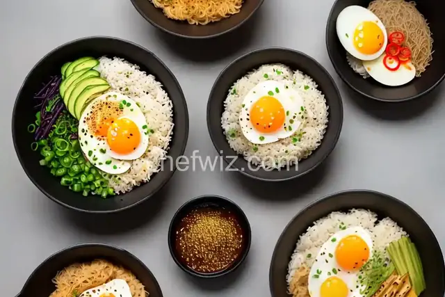 Tamago donburi (egg rice bowl)