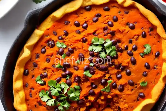 Tamal de Cazuela (Mexican Tamale Pie) With Black Bean Filling Recipe